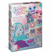 White Smoke Nebulous Stars Dazzling Stickers Craft Kits