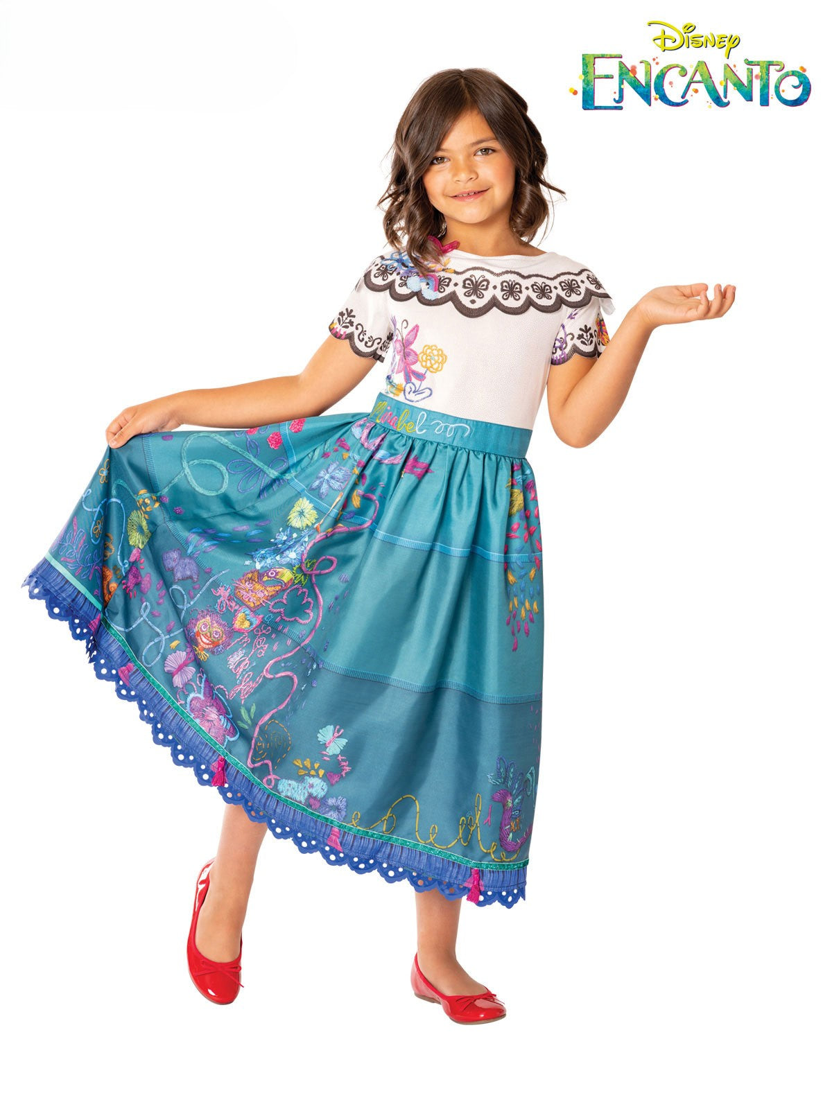 White Smoke Encanto Mirabel Deluxe Costume Costumes