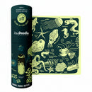 White Smoke HeyDoodle Glow-in-the-Deep Mini Colouring & Doodle Mat, A4 Kids Colouring Books