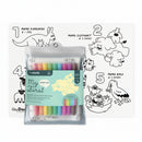White Smoke HeyDoodle My First Counting Colouring & Doodle Mat, 40x30cm Kids Colouring Books