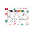 White Smoke Xmas Paint Your Own Plaster kit, Assorted shapes, 10pk Christmas