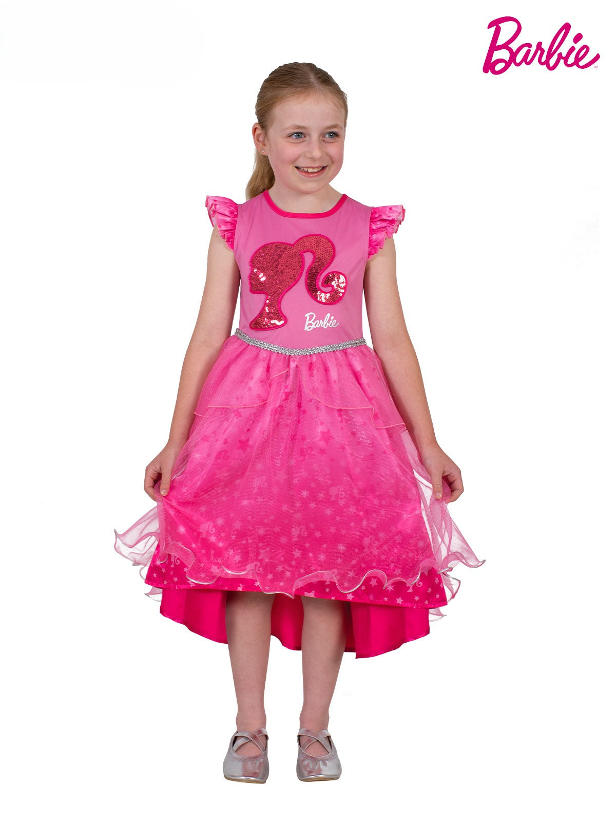 White Smoke Barbie Sparkle Deluxe Costume Costumes