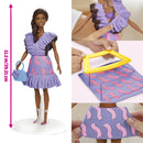 White Smoke Play-Doh Barbie Fashionista Ruffles Doll Set Kids Clay, Dough & Modelling