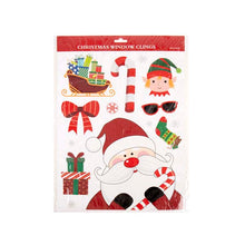 White Smoke Xmas Window Clings, 29x41cm Christmas