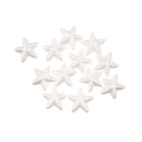 White Smoke Xmas DIY Foam Stars, 12pk 6.5cm Christmas