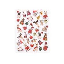 White Smoke Xmas Pet Stickers, Assorted, 108pc Christmas