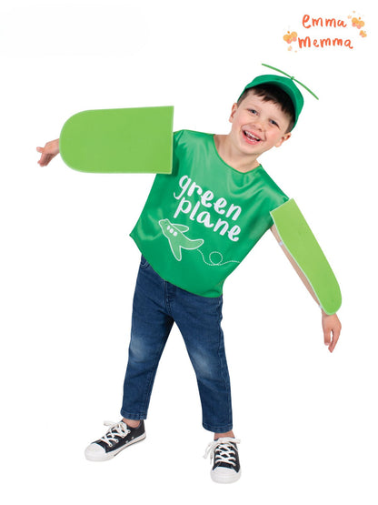 White Smoke Emma Memma Green Planes Costume Costumes