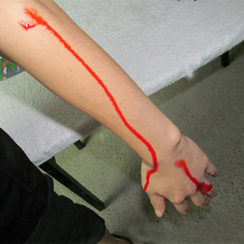 Rosy Brown Halloween Vampire Blood Tube Halloween