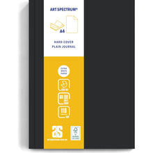 Dark Slate Gray Art Spectrum A4 Black Hard Cover Visual Diary  110gsm 120 pages Pads