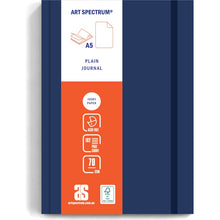Dark Slate Gray Art Spectrum A5 Large Soft Cover Notebook Blank 192 page Navy Pads