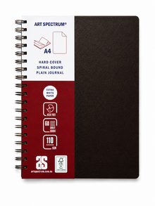 Black Art Spectrum Executive Feaux Leather Drawing Journal, 60 Sheet, A4 Journals & Notebooks
