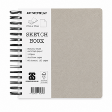 Dark Gray Art Spectrum Spiral Sketch Book, 110Gsm, 170X170mm, 60 Sheets Journals & Notebooks