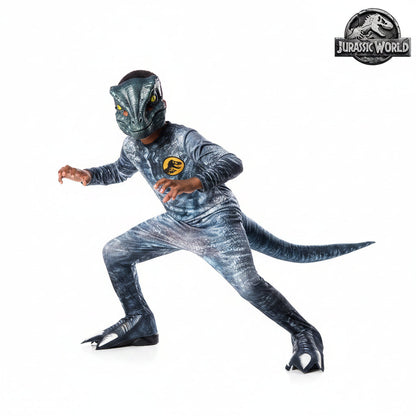 White Smoke Velociraptor Blue Deluxe Costume Costumes