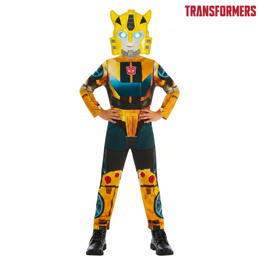 White Smoke Transformers Bumblebee Classic Costume Costumes
