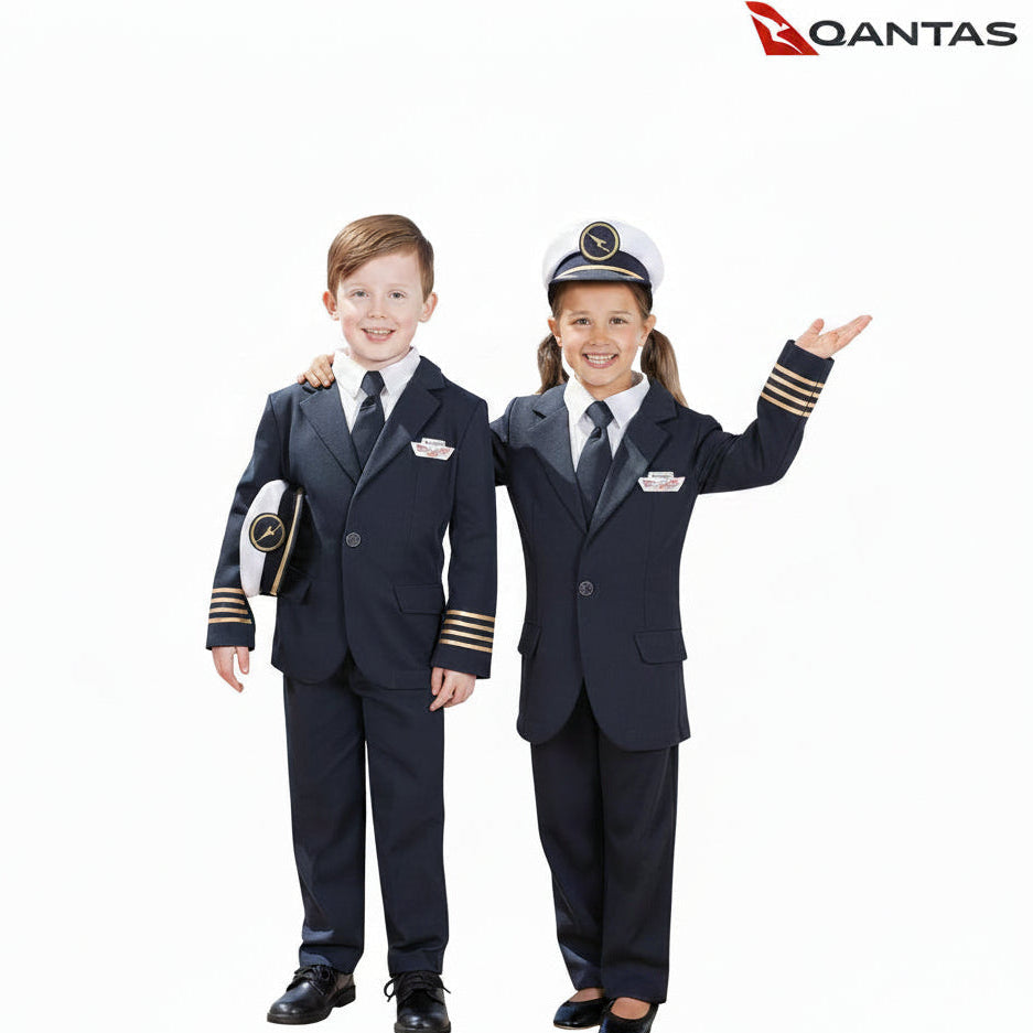 White Smoke Qantas Captain's Costume Costumes