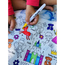 Dark Gray HeyDoodle Sugar & Spice Classic Colouring & Doodle Mat, A3 Kids Colouring Books