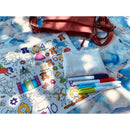 Light Slate Gray HeyDoodle Sugar & Spice Classic Colouring & Doodle Mat, A3 Kids Colouring Books