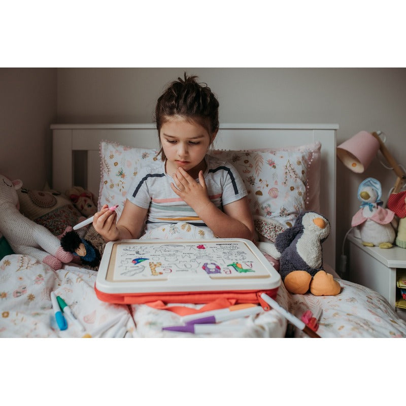 Dark Slate Gray HeyDoodle Into The Wild Mini Colouring & Doodle Mat, A4 Kids Colouring Books