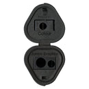 Dark Slate Gray Faber-Castell Grip Sharpener, Triple Hole, 1Pcs Drawing Accessories