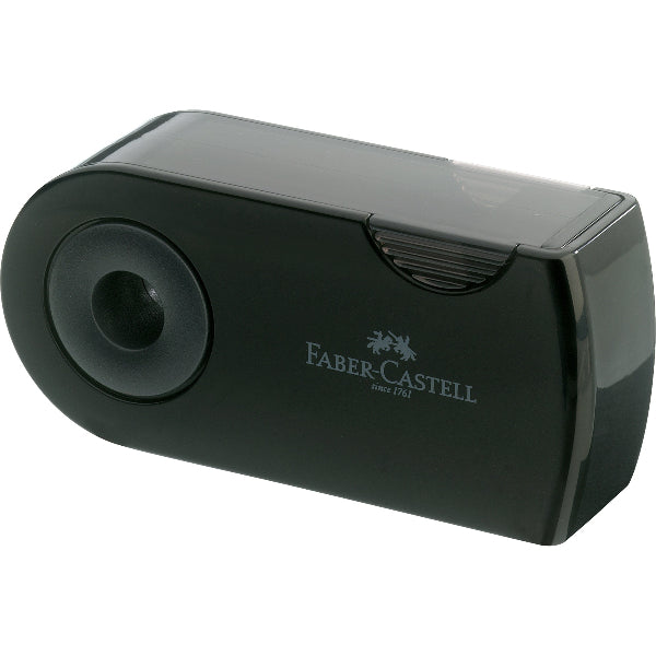White Smoke Faber-Castell  Sleeve Sharpener, Double Hole, With Catch, 1Pcs Drawing Accessories