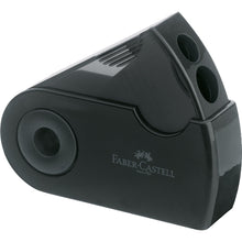 White Smoke Faber-Castell  Sleeve Sharpener, Double Hole, With Catch, 1Pcs Drawing Accessories