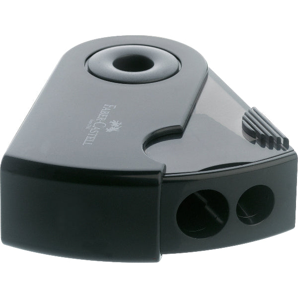 White Smoke Faber-Castell  Sleeve Sharpener, Double Hole, With Catch, 1Pcs Drawing Accessories