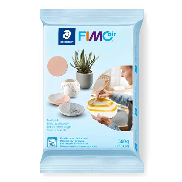 Pale Turquoise Staedtler FIMO Air Modelling Clay, Flesh, 500g Modelling Clay
