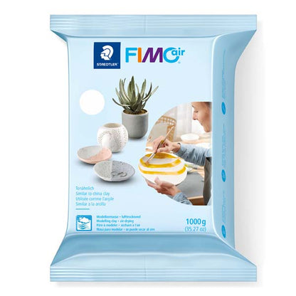 Light Blue Staedtler FIMO Air Modelling Clay, White, 1kg Modelling Clay