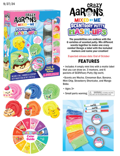 White Smoke Crazy Arons Scentsory Mash-Up Kit Squishy & Squeeze