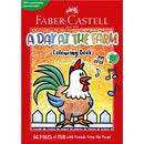 Pale Goldenrod Faber Castell A Day at the Farm Colouring Book 60 pages Playing & Learning