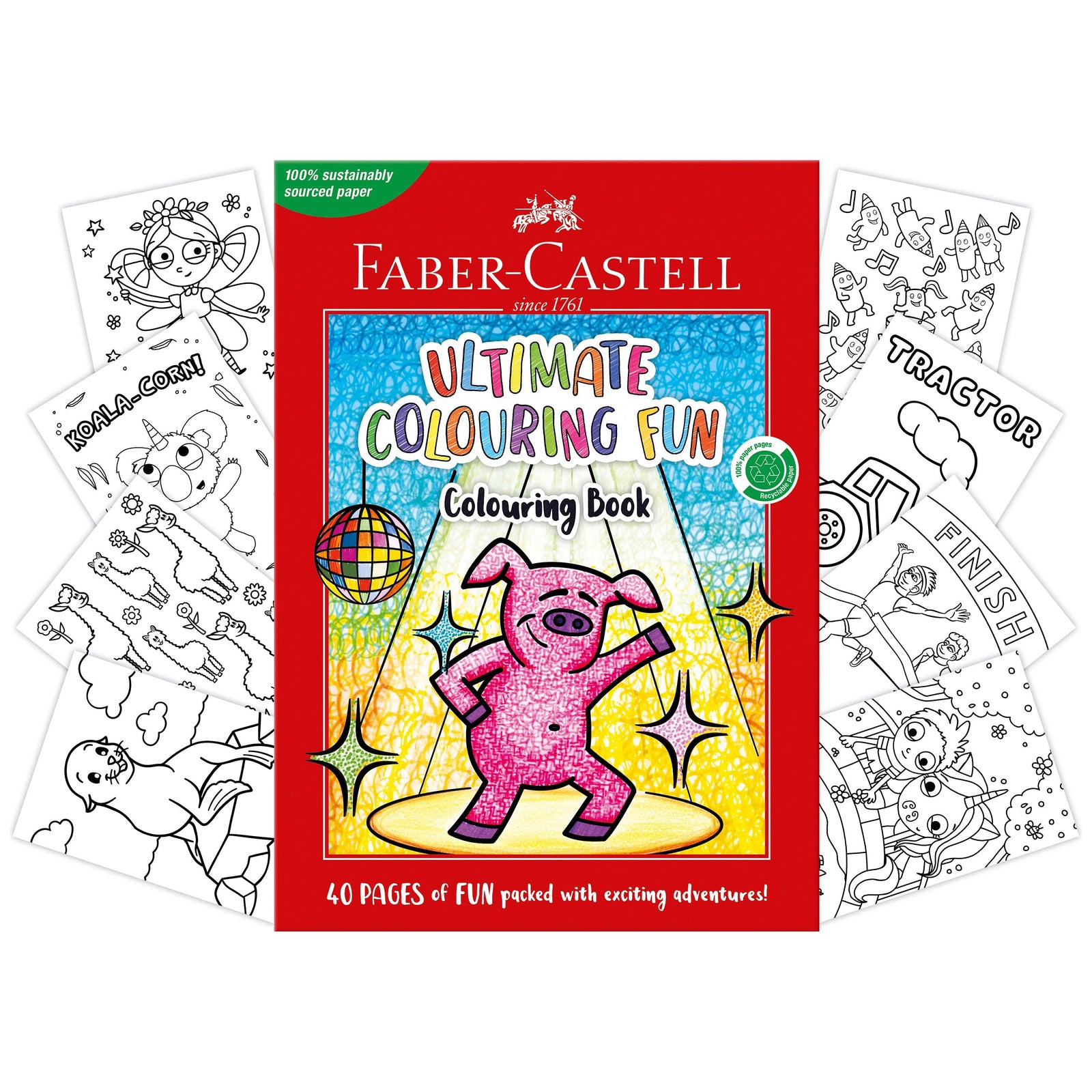 Faber Castell Ultimate Colouring Book 40 pages