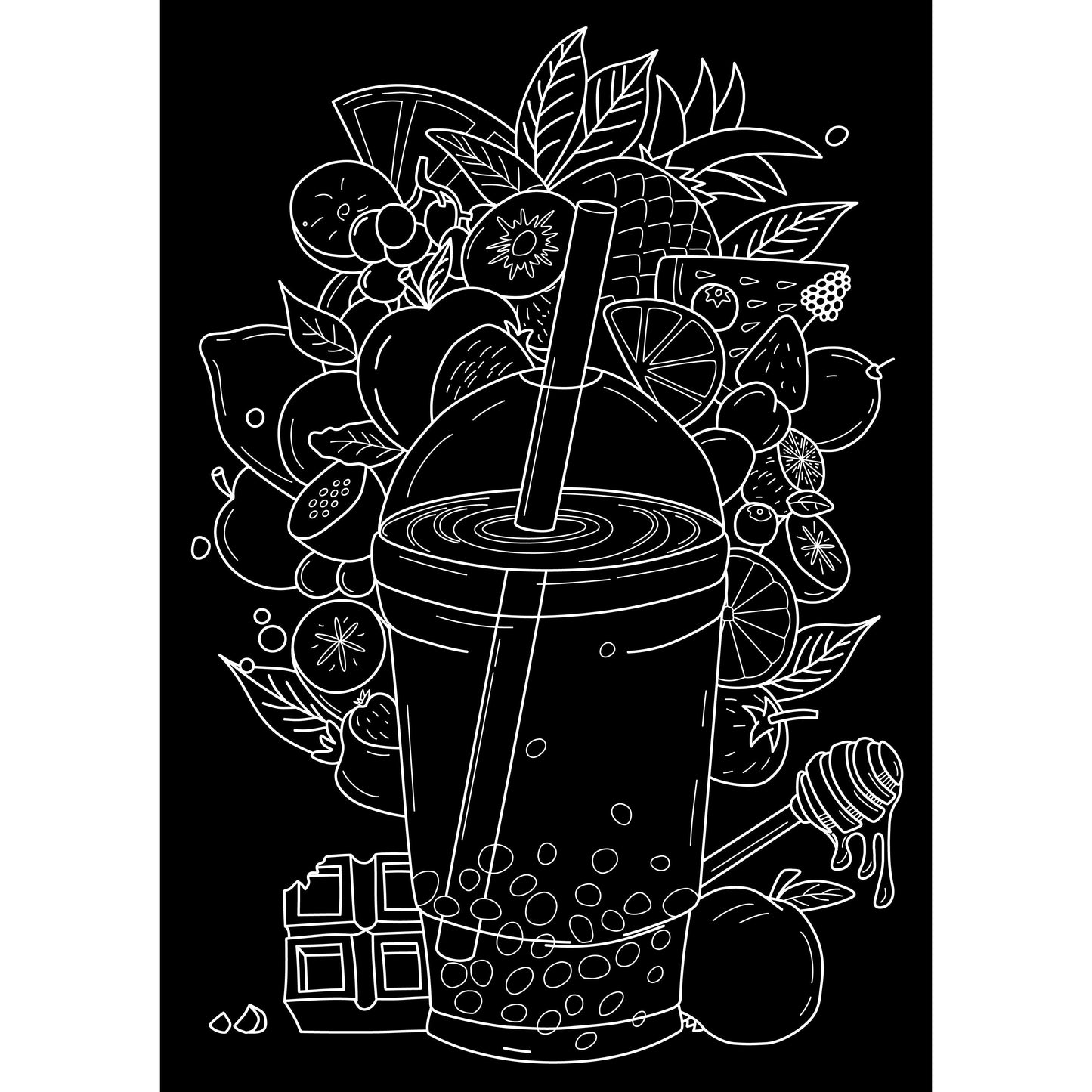 Black Faber Castell Black Edition Colouring Book 20 pages Kids Colouring Books