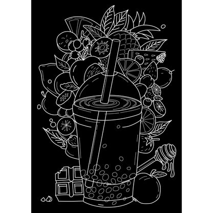 Black Faber Castell Black Edition Colouring Book 20 pages Kids Colouring Books
