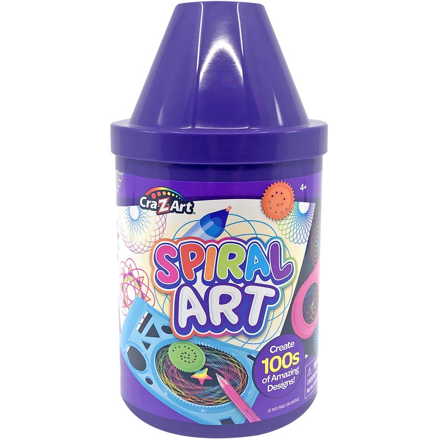 White Smoke CRA-Z-ART Spiral Art Crayon Can Drawing & Writing