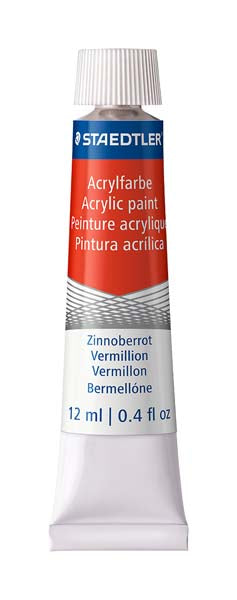 White Smoke Staedtler Design Journey Acrylic Paints, Assorted Colours, 12ml x 12Pk Acrylic Paints
