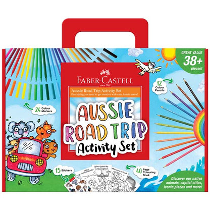 White Smoke Faber Castell Aussie Road Trip Activity Set Kids Craft Kits