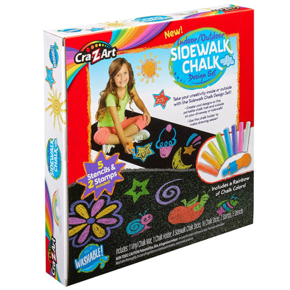 White Smoke CRA-Z-ART Sidewalk Chalk Design Set Stationery