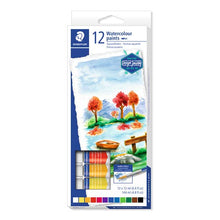 White Smoke Staedtler Design Journey Watercolour Paints, Assorted Colours, 12ml x 12Pk Watercolour Paints