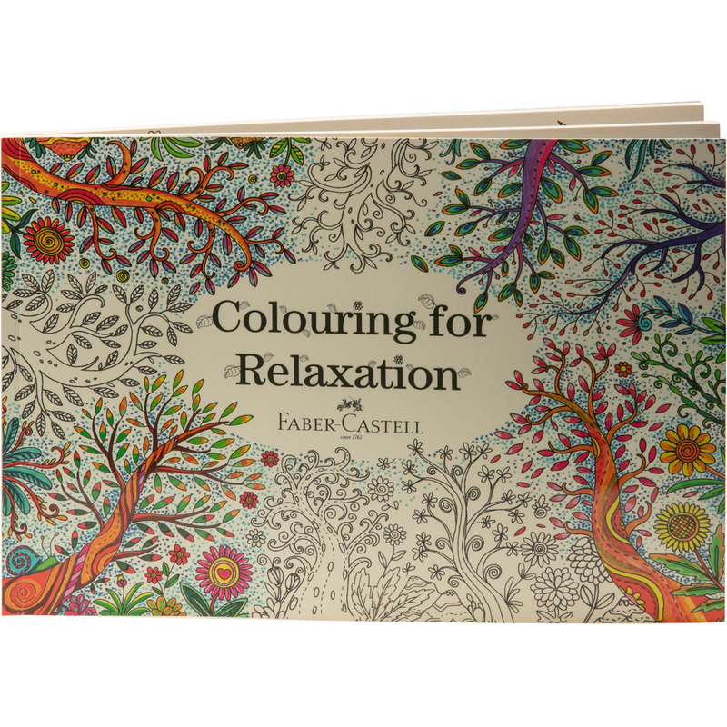 Rosy Brown Faber Castell Colouring for Relaxation Gift Set Adult Colouring In Books