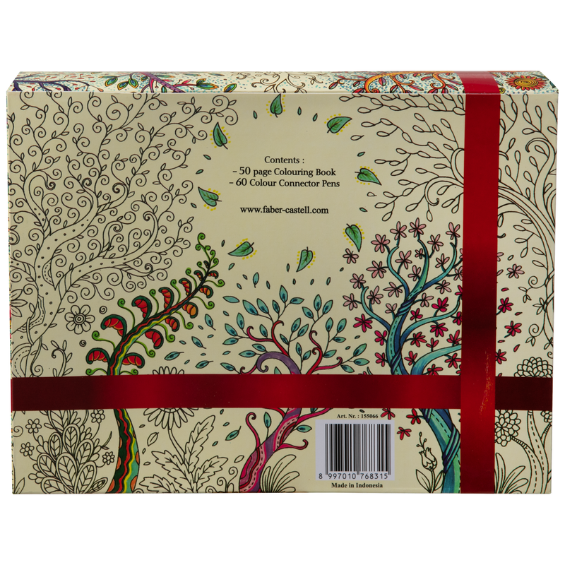 Dark Gray Faber Castell Colouring for Relaxation Gift Set Adult Colouring In Books