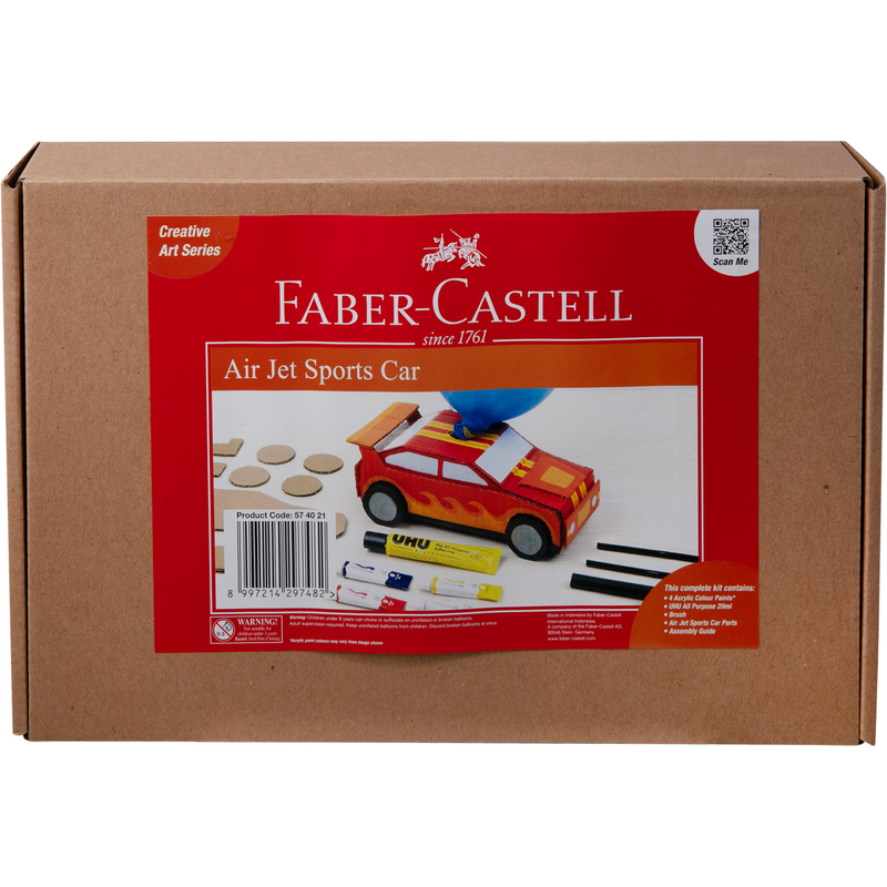 Sienna Faber Castell Air Jet Sports Car Kit Kids Kits
