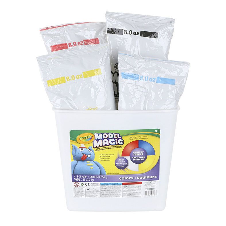 Crayola 907g Re-sealable Model Magic Bucket - Coloured