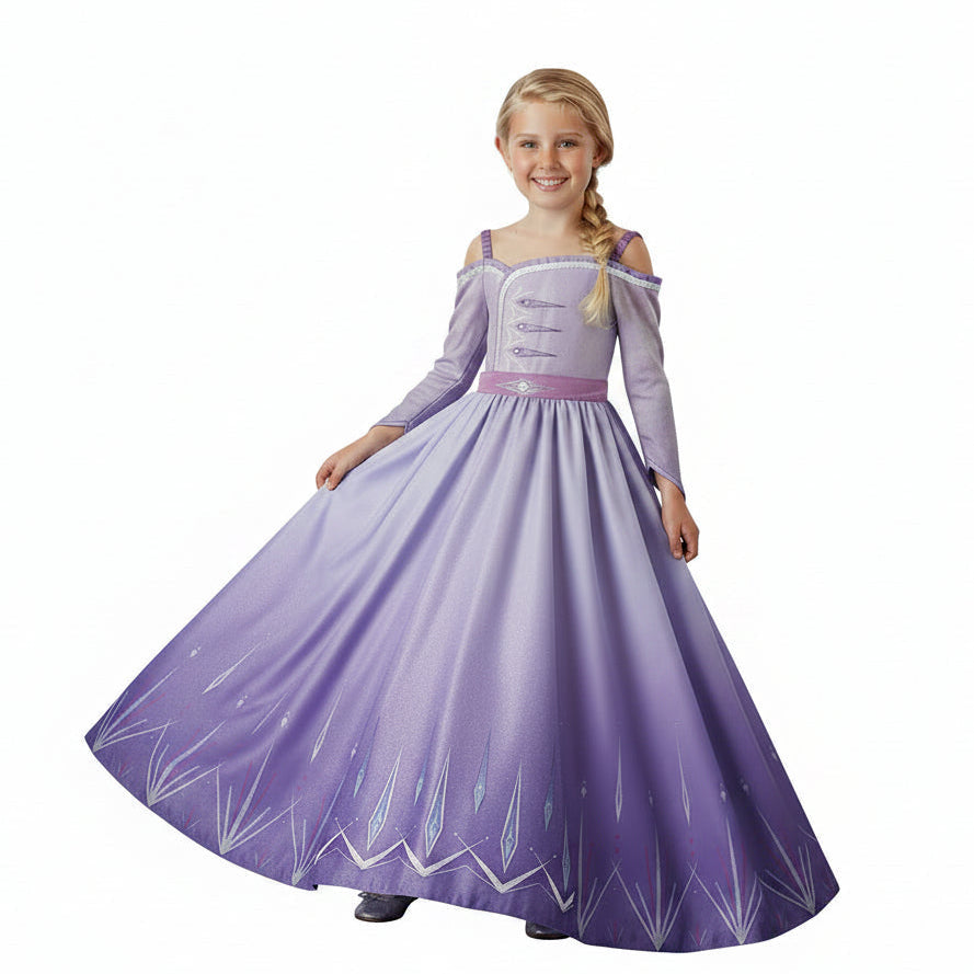 White Smoke Elsa Frozen 2 Prologue Costume Costumes