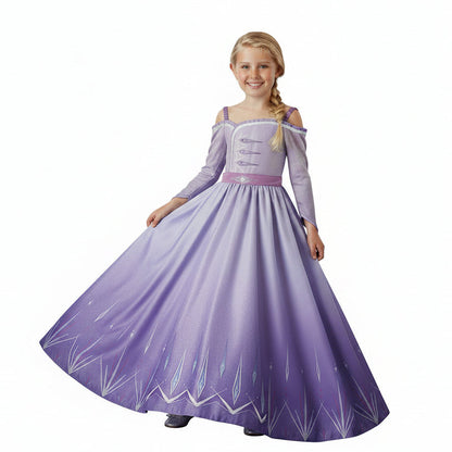 White Smoke Elsa Frozen 2 Prologue Costume Costumes