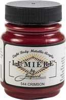 White Smoke Jacquard Lumiere 70ml Crimson Acrylic Paints