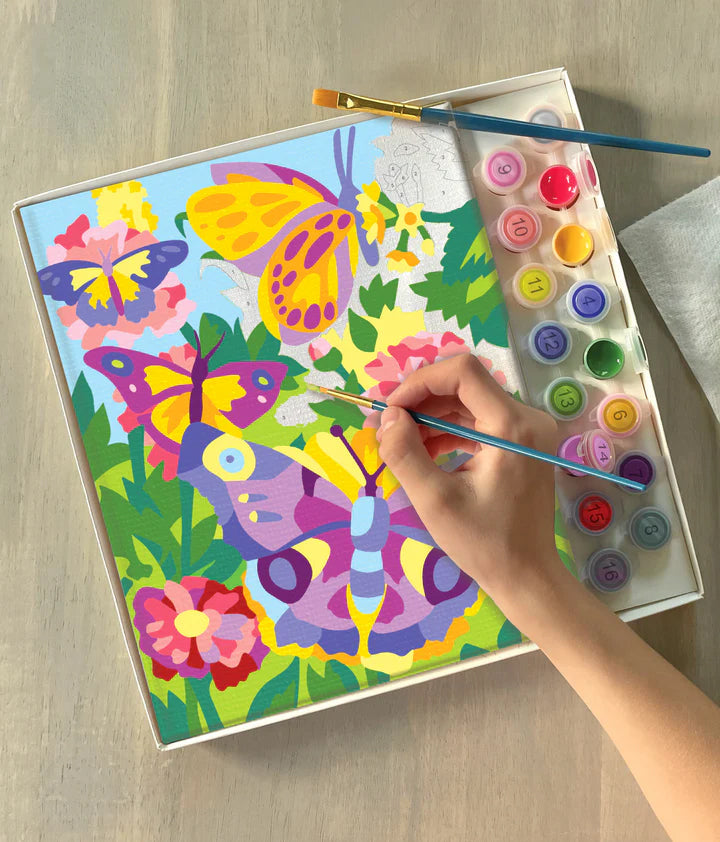 Rosy Brown I Heart Art  Paint By Number Kits, Butterflies & Blooms Kids Paint and Canvas