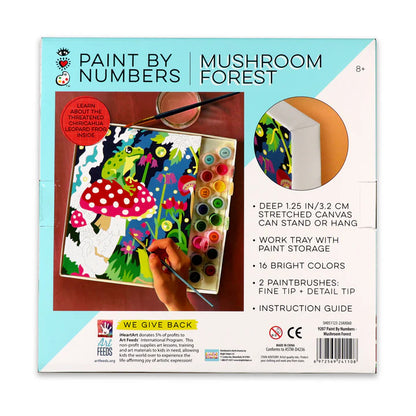 White Smoke I Heart Art  Paint By Number Kits, Mushroom Forest Kids Paint and Canvas