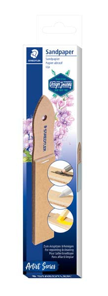 White Smoke Staedtler Design Journey Sandpaper Lead Sharpener Drawing Accessories