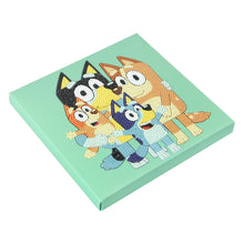 White Smoke Bluey Diamond Painting Box, 22x22cm -  006 The Heeler Family Kids Activities