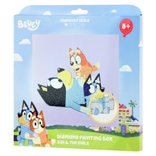 Light Blue Bluey Diamond Painting Box, 22x22cm -  007 Dad & The Girls Kids Activities